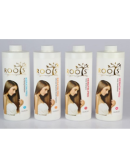 ROOTS Keratin Pro Ultimate Brazilian Keratin System Kit For Salon Pack Of 4