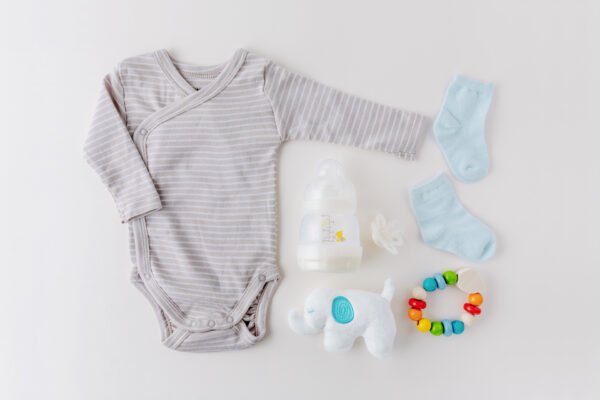 SnuggleNest Grey Baby Suit