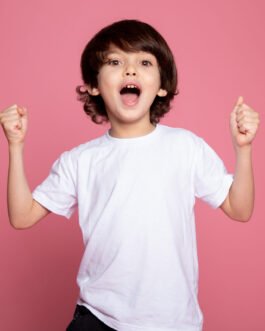 PureSoft Kids White Tee