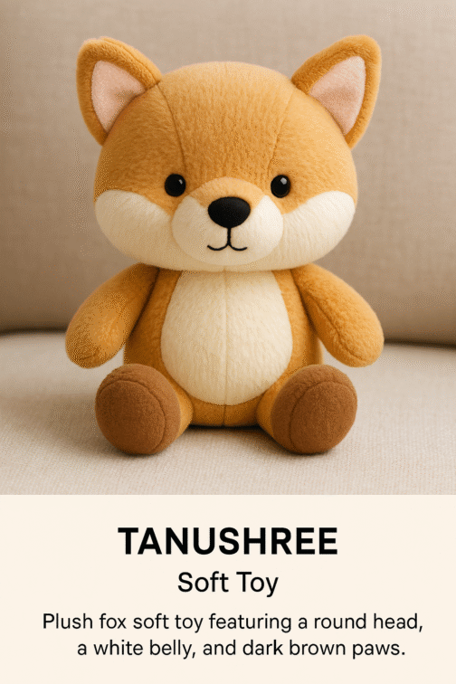 Plush Fox Soft Toy