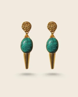 Western Vintage Firoza Stone Earring